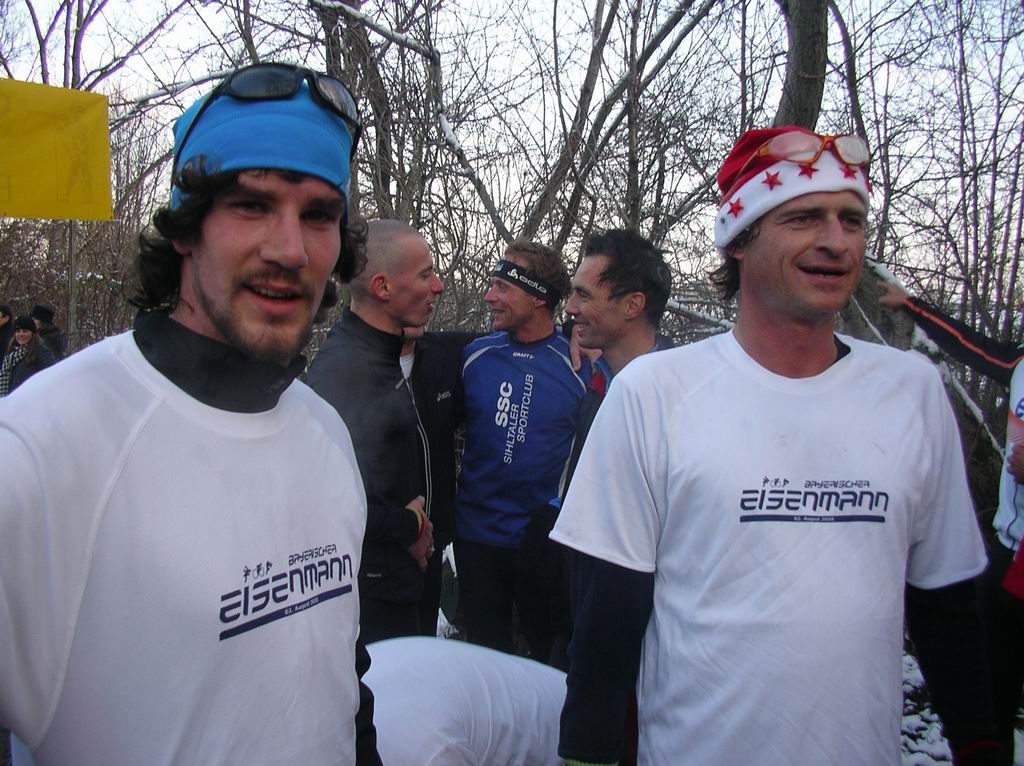 Geschafft- Petri und Alex im Ziel